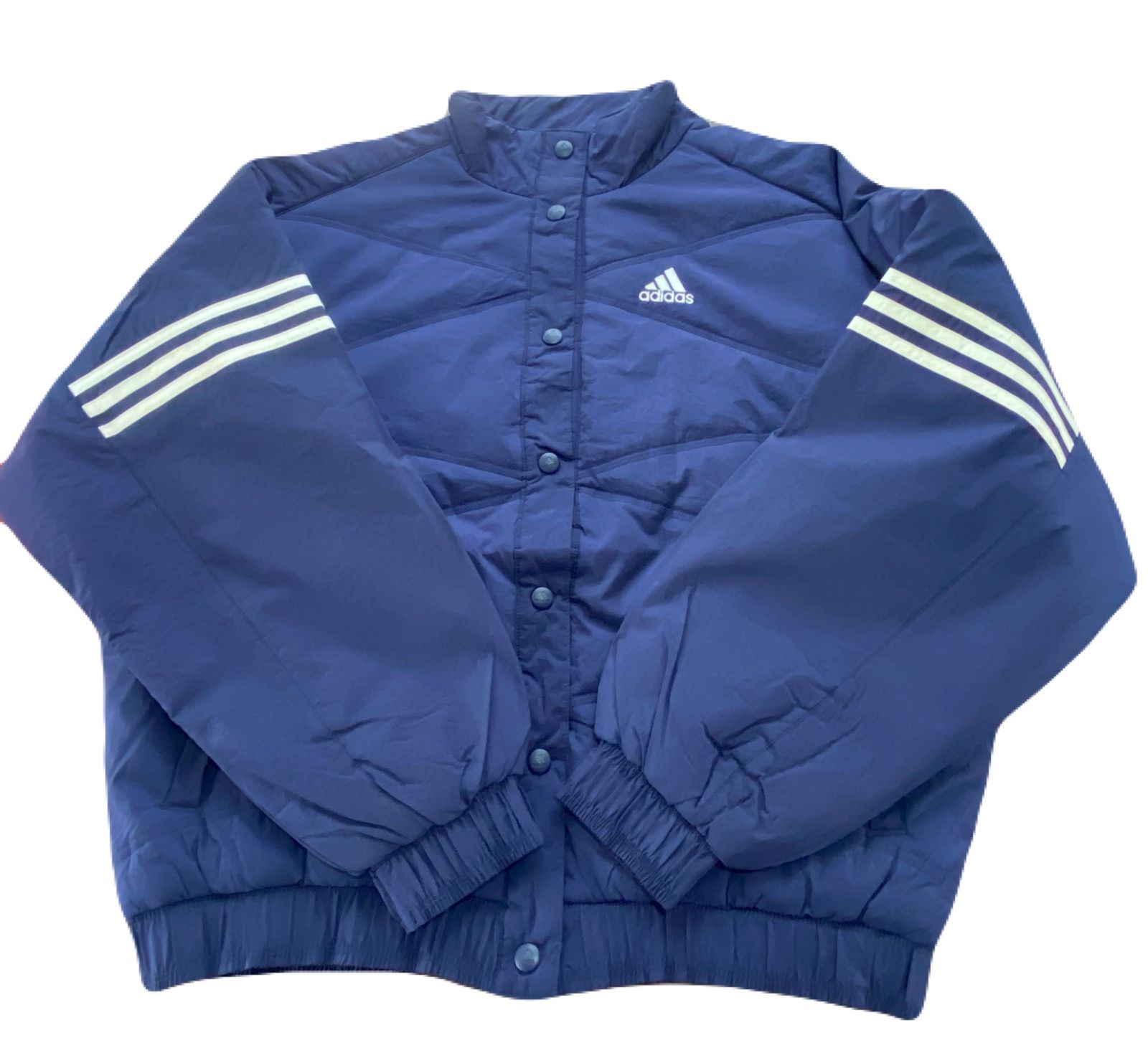 adidas アディダス 90s L ブルー 中綿入り パディングジャケット