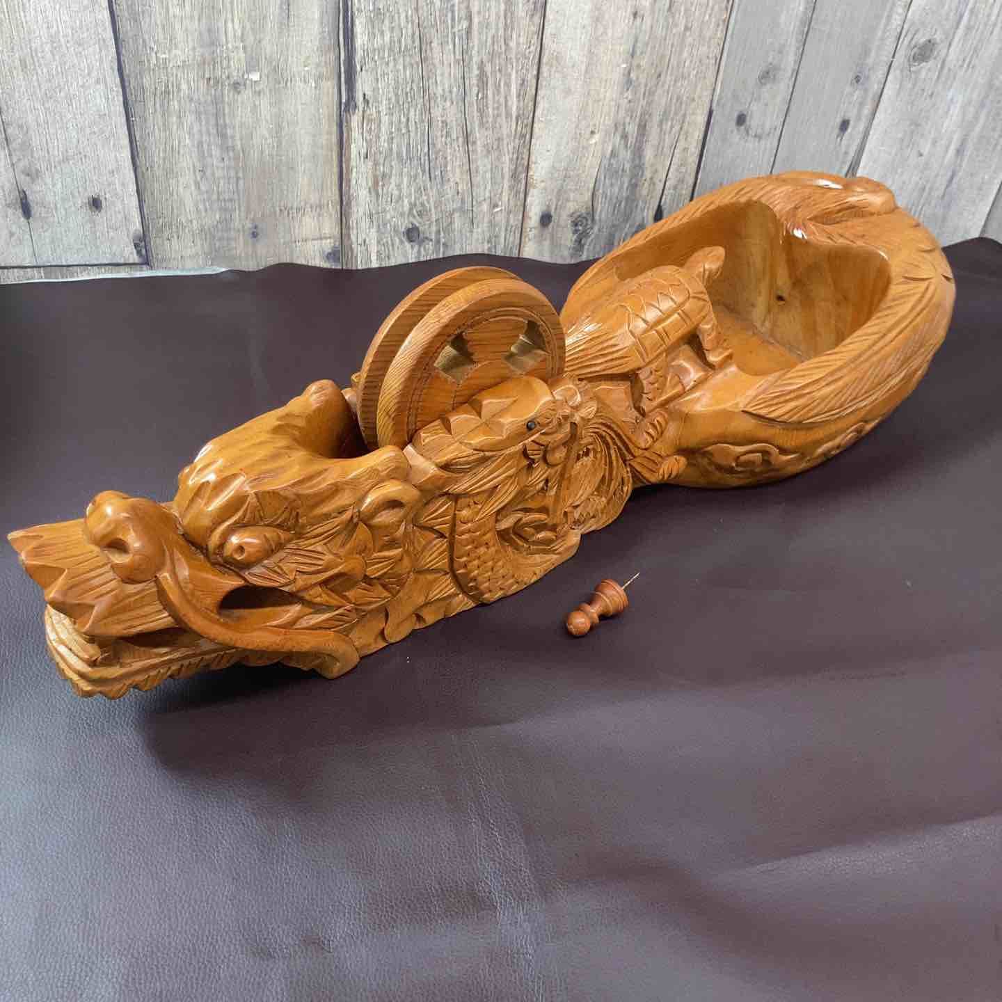 超 龍亀鶴 木彫り 墨壺 すみつぼ 鉋 和工具 大工道具 鑿 鋸 その他