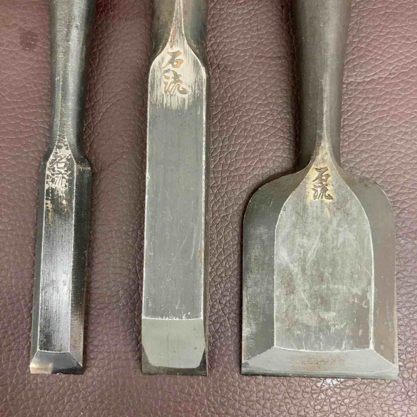 鑿 のみ 石流 3本セット 和工具 ノミ 鉋 大工道具
