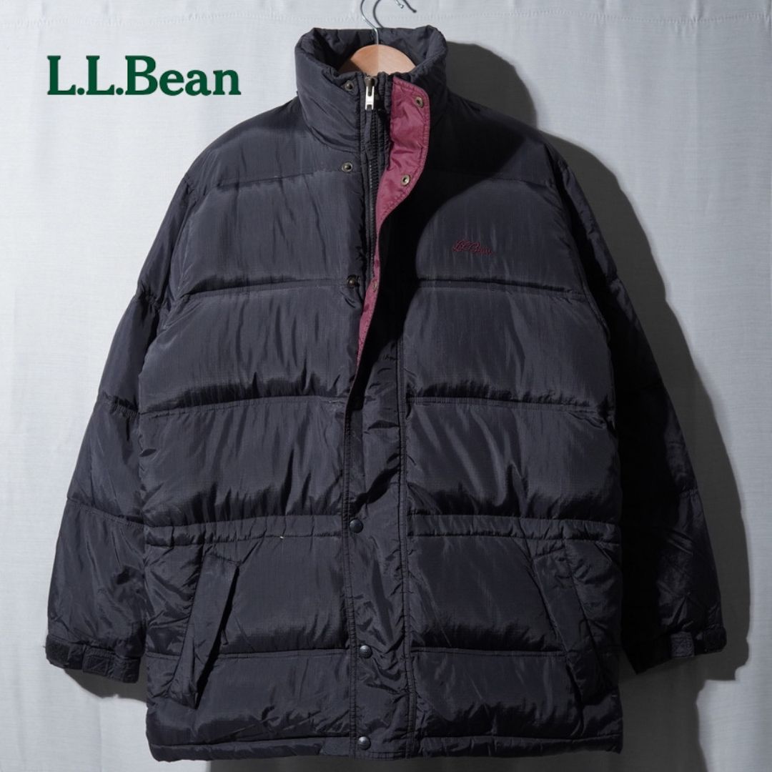 美品 90s エルエルビーン L.L. Bean ダウンジャケット XL ブラック 