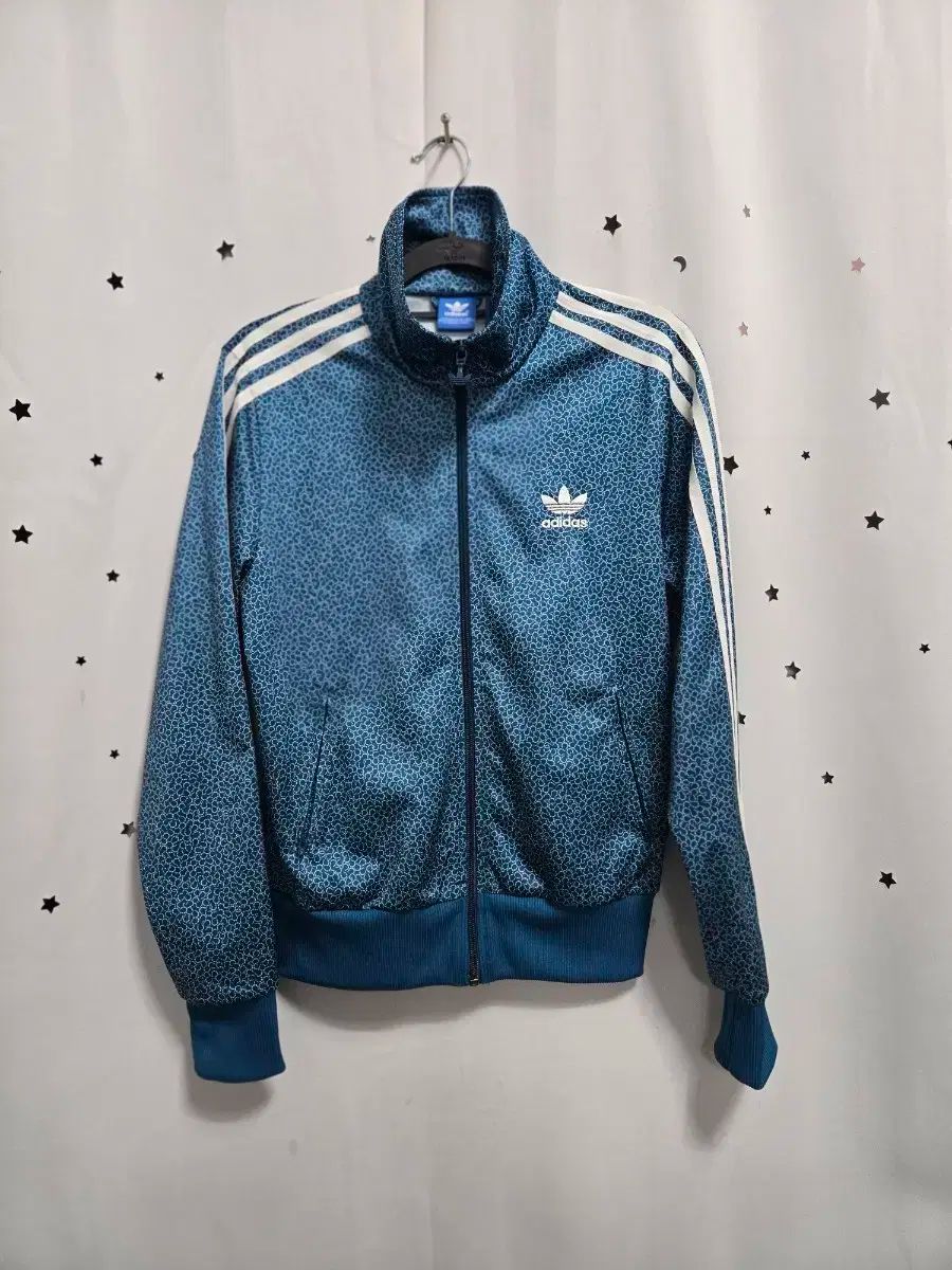 アディダス 3本線 トラックジャージ ブルー パータン 90