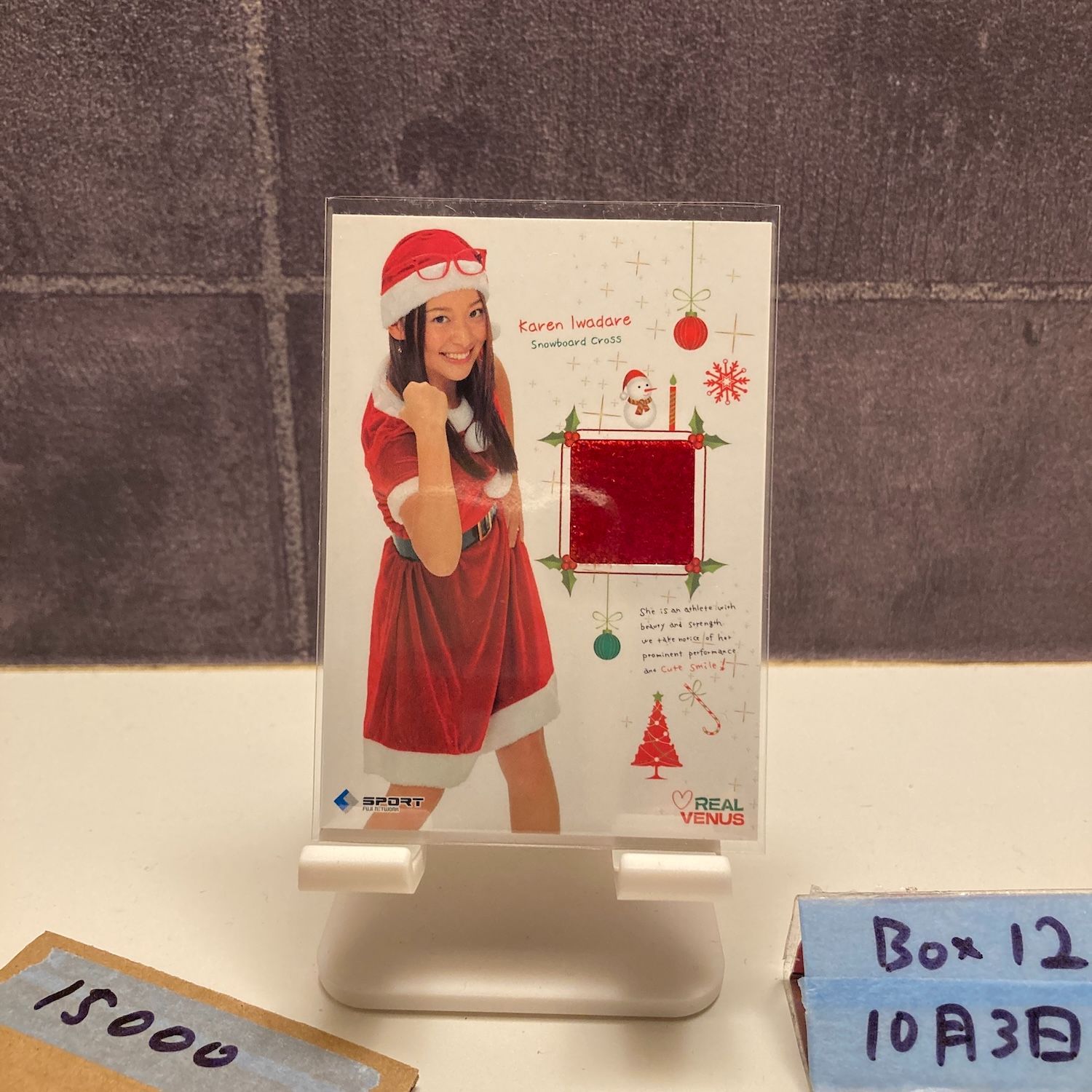 2013 BBM Real Venus 岩垂かれん 124/200 直筆サインカード Costume