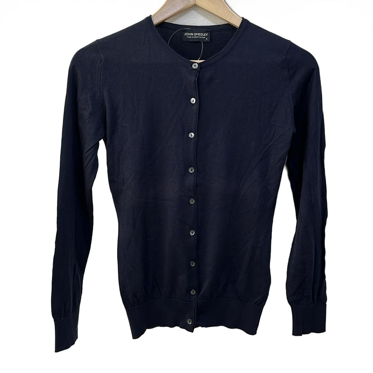JOHN SMEDLEY(ジョンスメドレー) カーディガン サイズS レディース