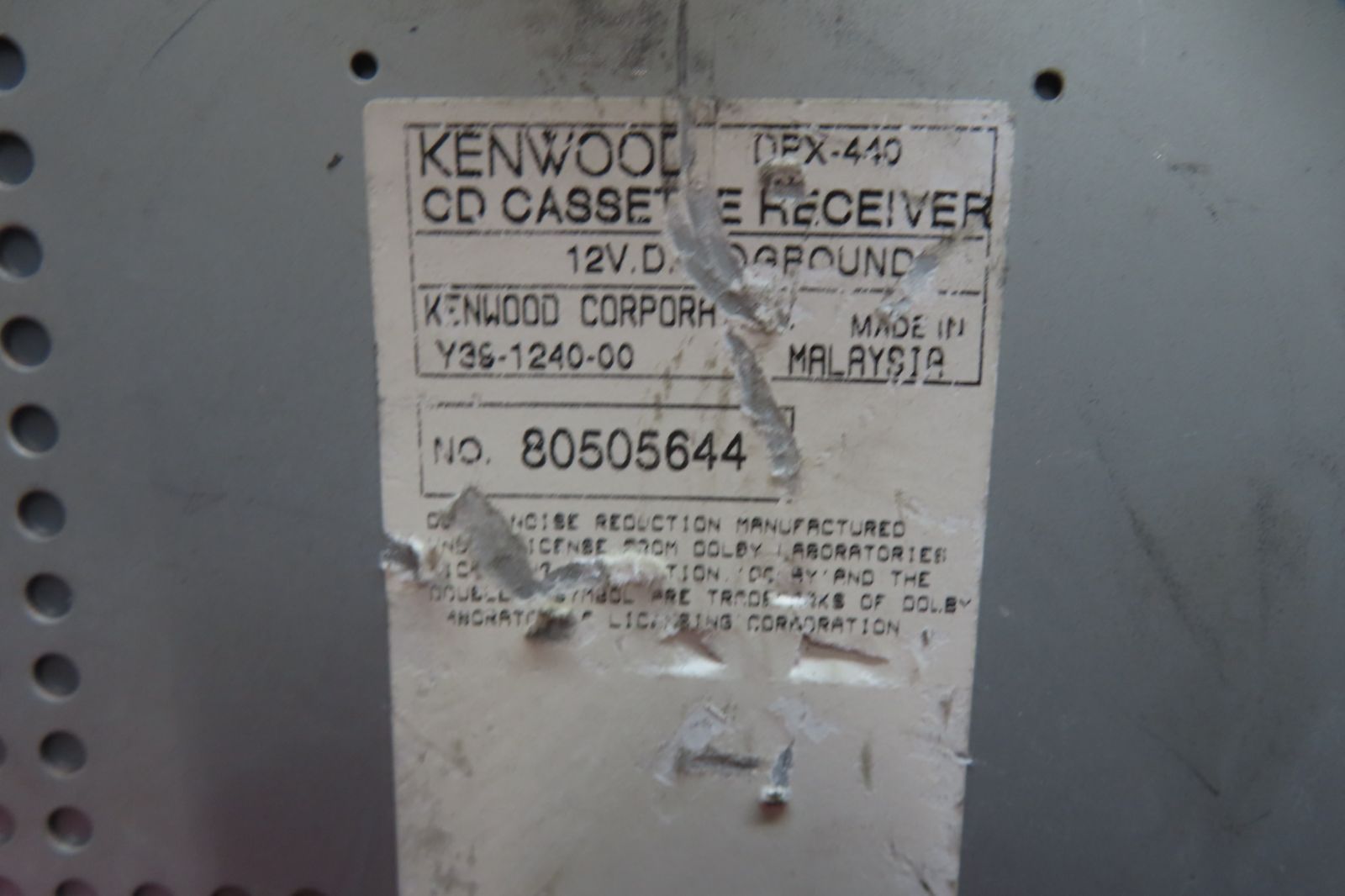 CS 2222 付 ケンウッド DPX 440 CDプレーヤー デッキ カーオーディオ 2 DIN その他 カーオーディオ 車