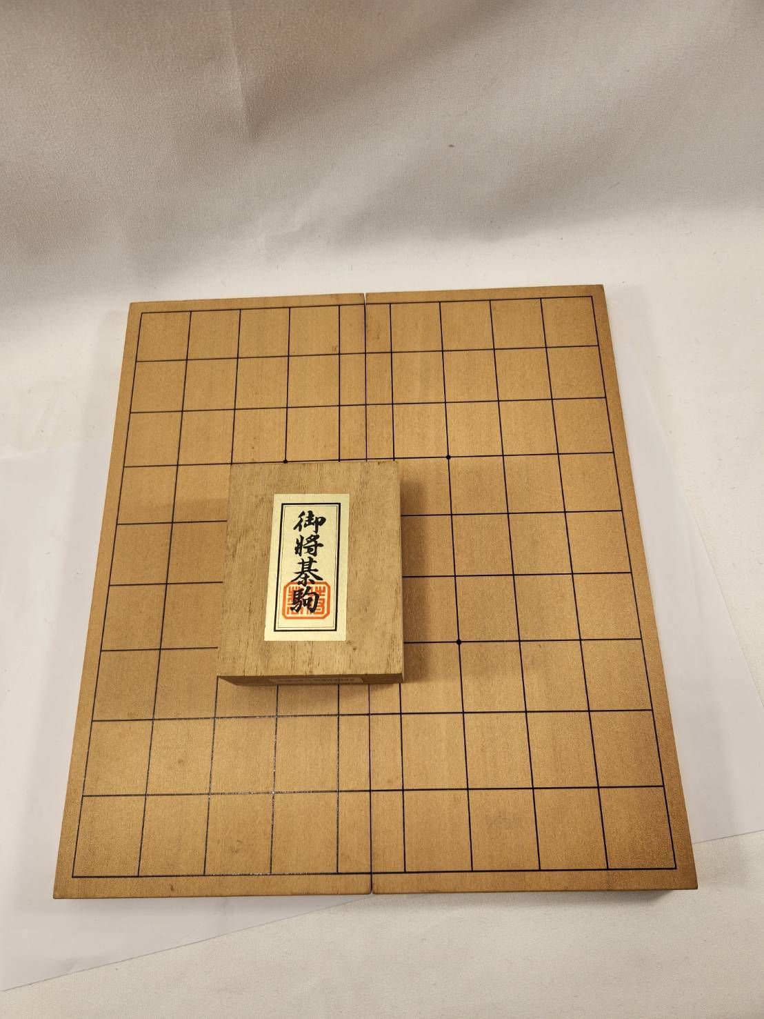 将棋盤セット 木製駒 付き - メルカリ
