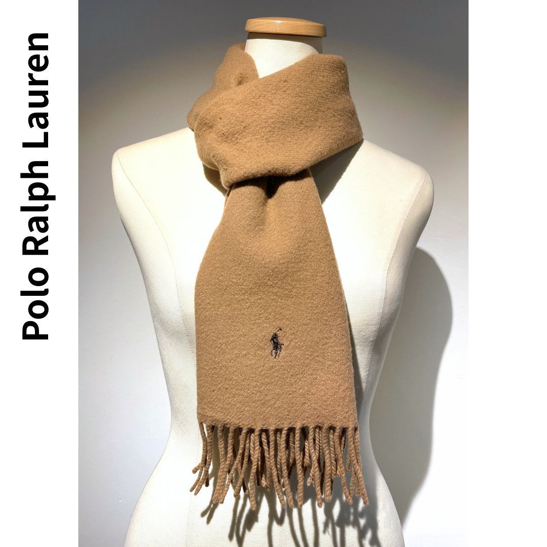 Polo Ralph Lauren ポロ ラルフローレン マフラー キャメル ブラウン
