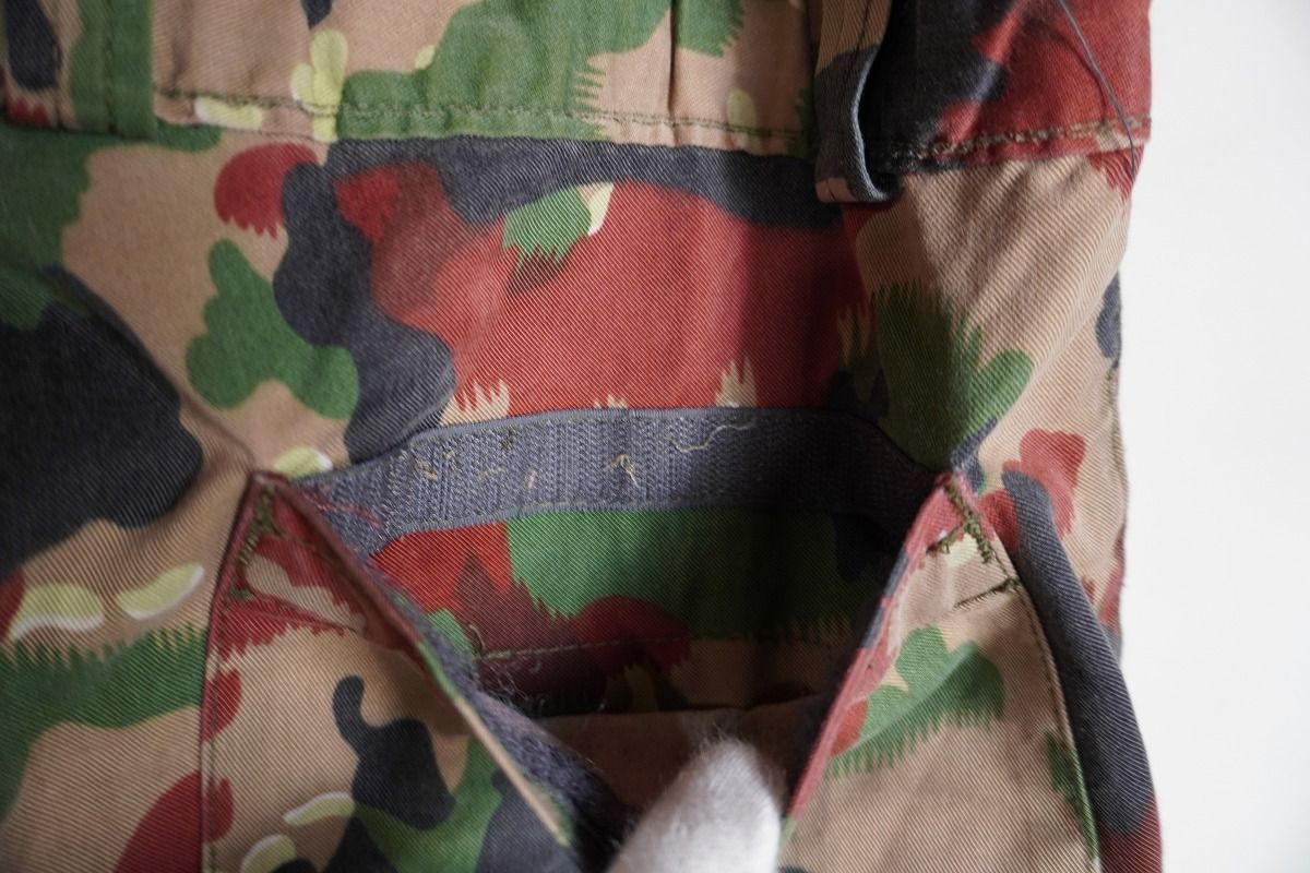 80S Swiss Army スイス 軍 実物 M83 アルペン カモ カーゴ パンツ