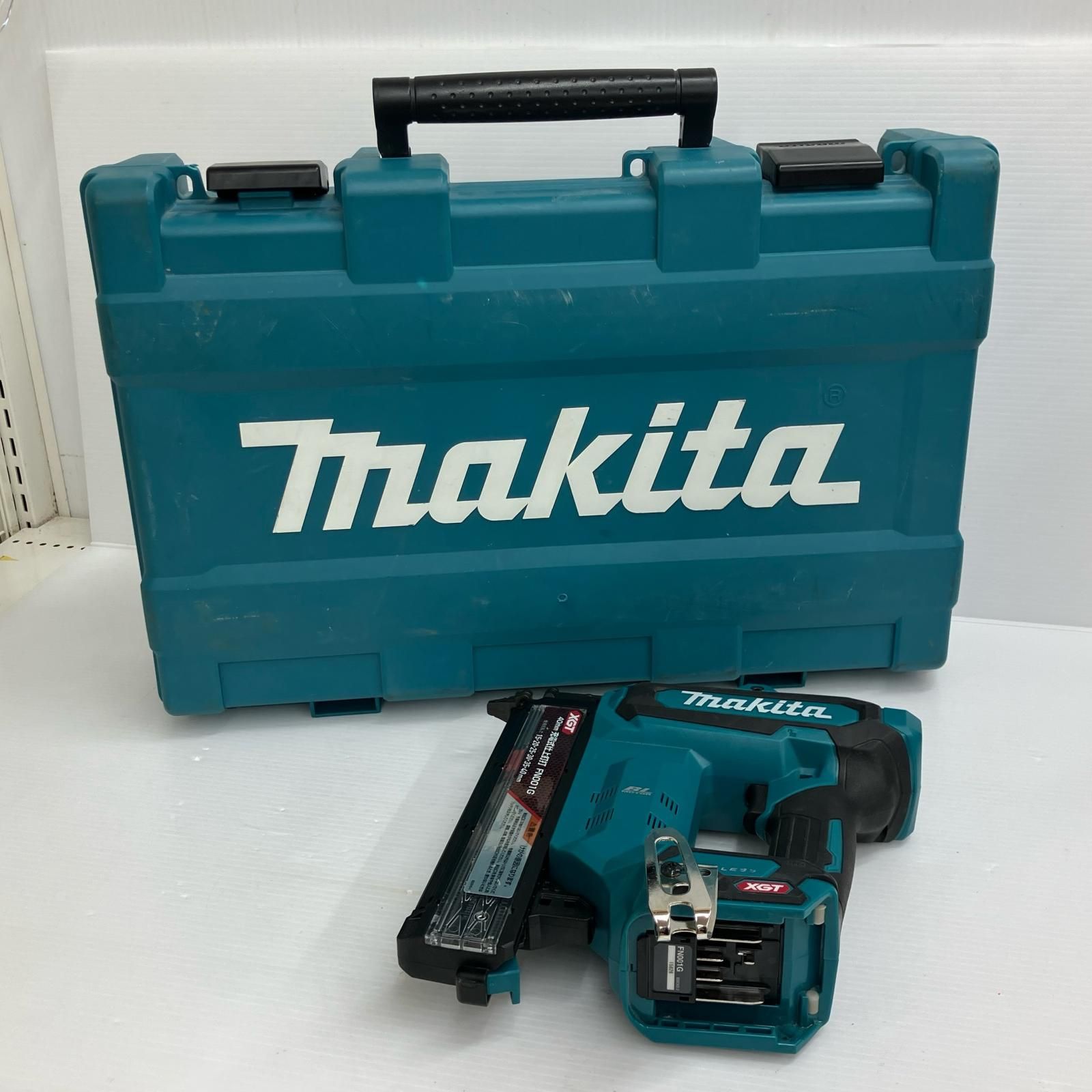 ДДMAKITA マキタ 電動ピンネイラ 本体のみ 40 v FN 001 G ブルー