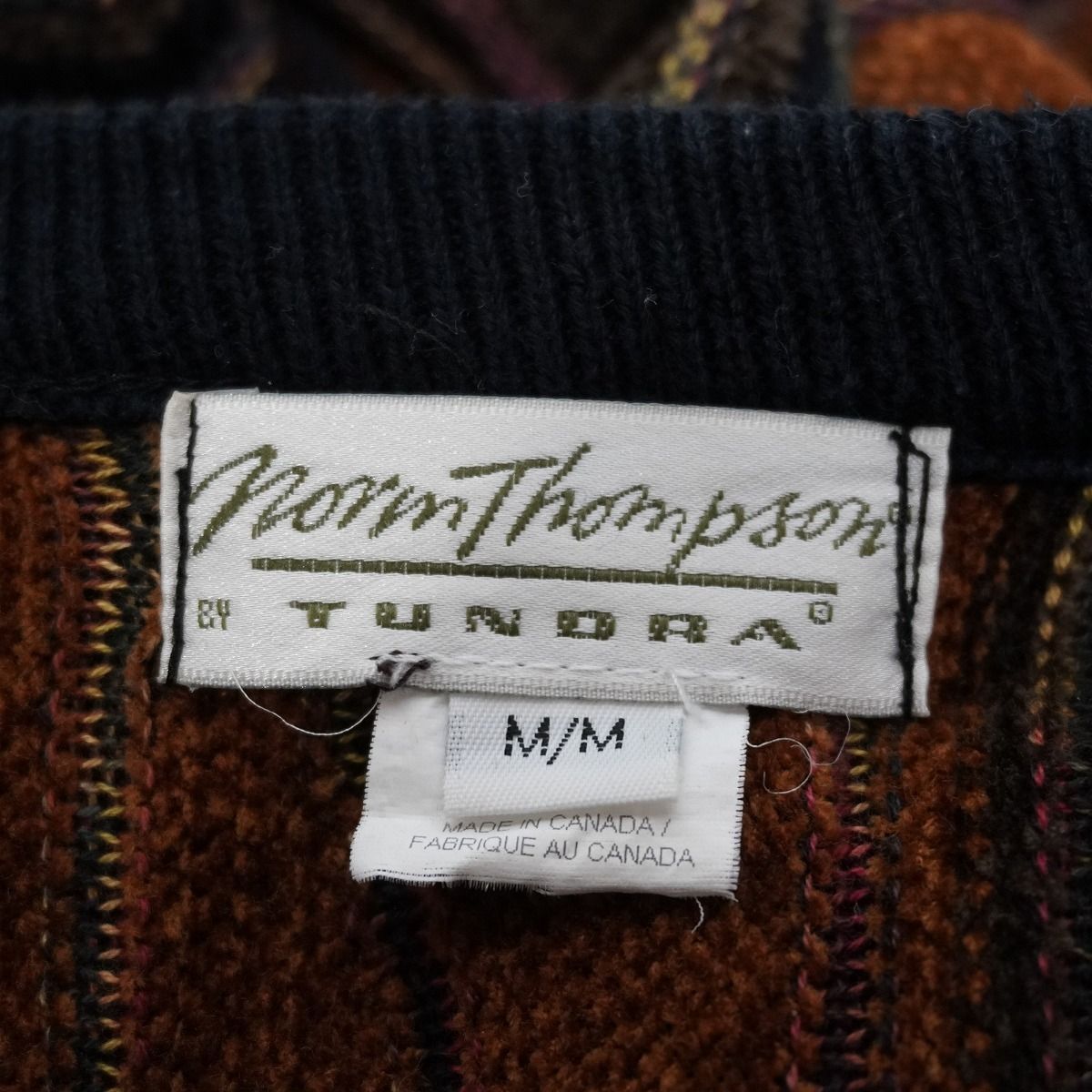 80S 90S Norm Thompson ノームトンプソン × TUNDRA ツンドラ 3D ニット