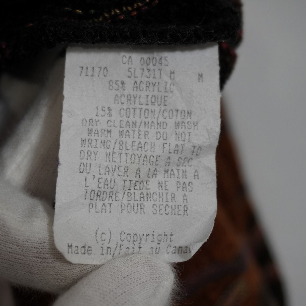 80S 90S Norm Thompson ノームトンプソン × TUNDRA ツンドラ 3D ニット