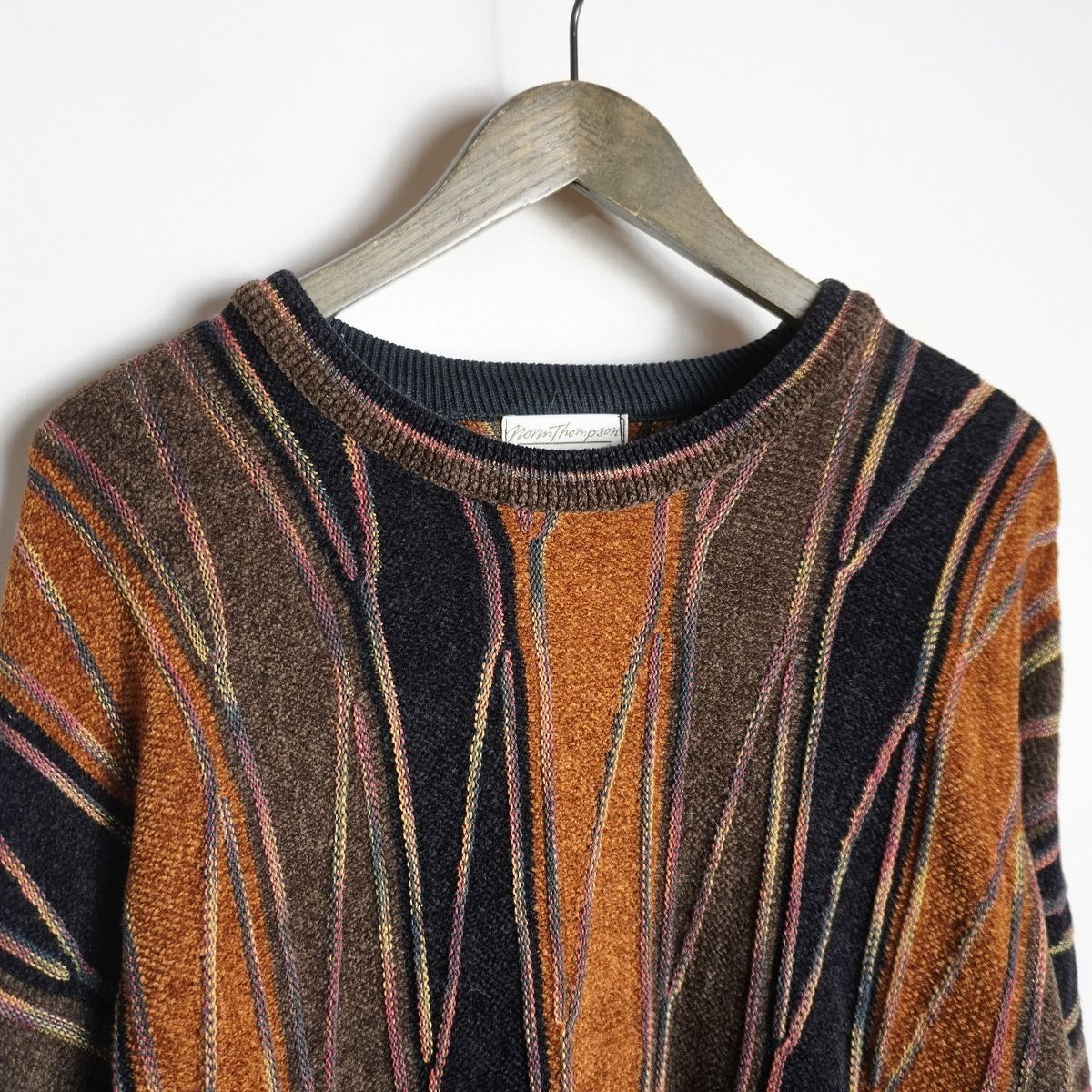 80S 90S Norm Thompson ノームトンプソン × TUNDRA ツンドラ 3D ニット