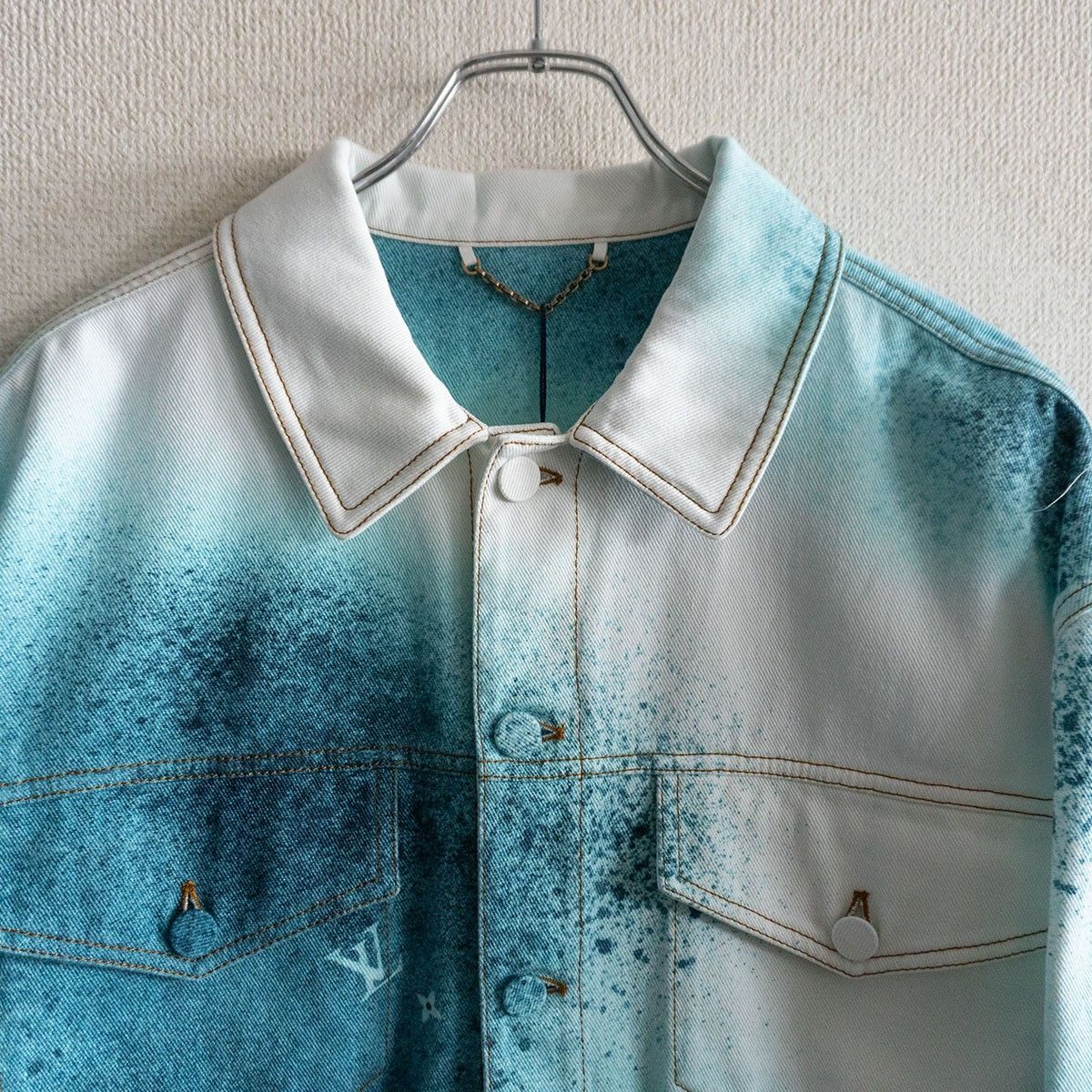 23SS/未使用品】LOUIS VUITTON【スプレーモノグラム デニムトラッカー