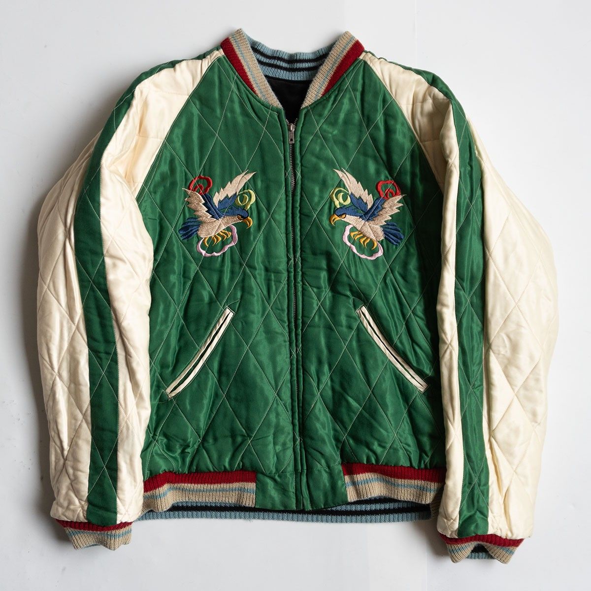 美品】TAILOR TOYO【TT12064/ 別珍 リバーシブル スカジャン】L