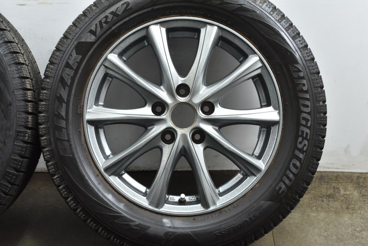  バリ溝 ヴァーレン 16 in 6 5 J 38 PCD 114 3 ブリヂストン ブリザック VRX 2 225 55 R センチュリー セルシオ シーマ RX 8 16インチ タイヤ ホイールセット