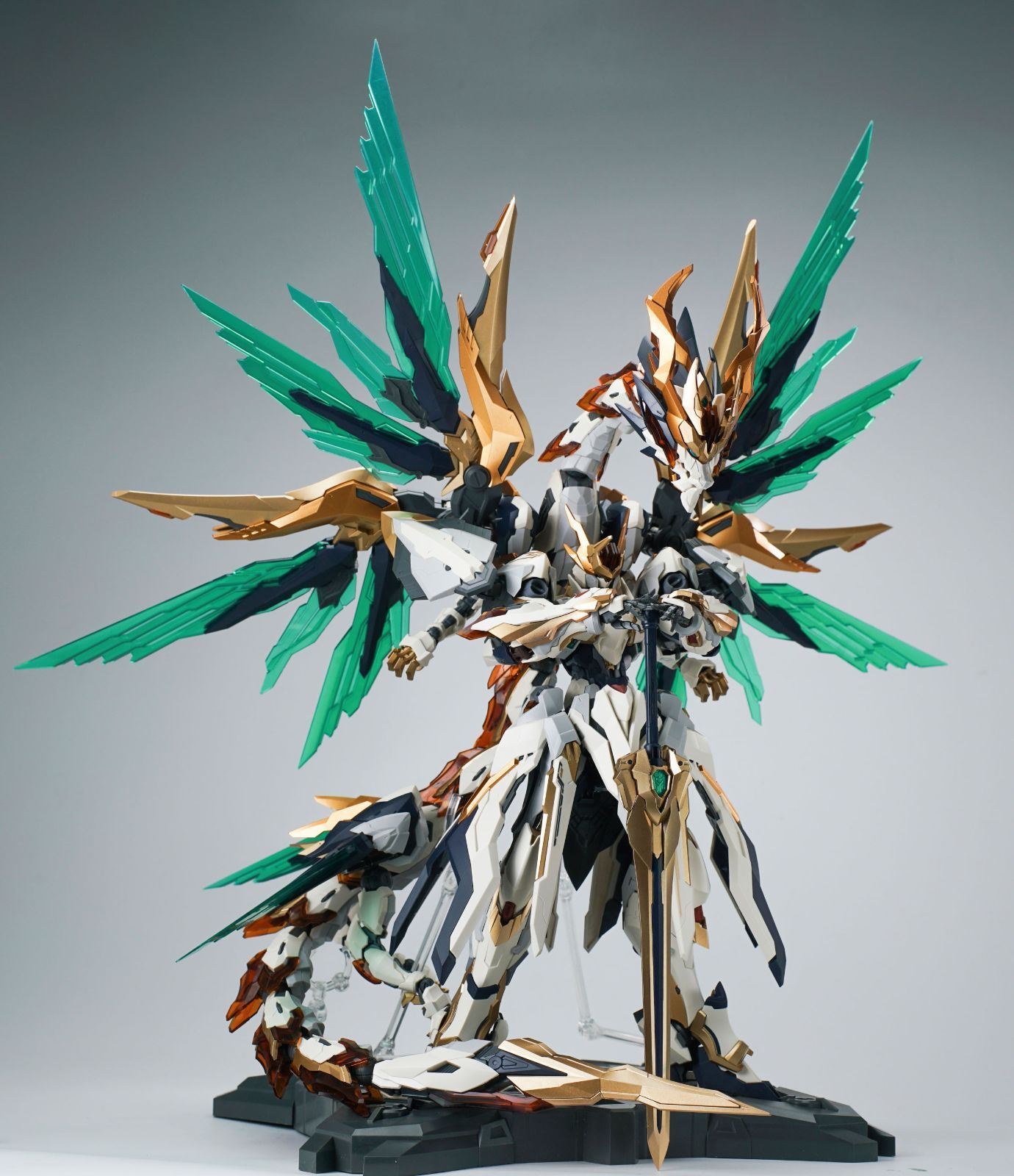 1/100 スケール中国神話シリーズ元霊皇帝応竜塗装済メカ 機甲 可動 組み立て プラモデル聖徒プラスチック製機甲ロボット - メルカリ
