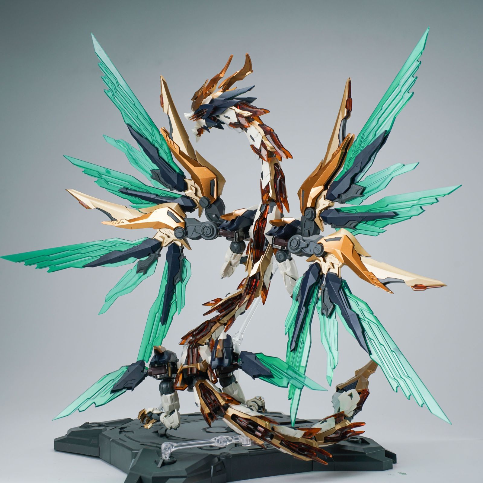 1/100 スケール中国神話シリーズ元霊皇帝応竜塗装済メカ 機甲 可動 組み立て プラモデル聖徒プラスチック製機甲ロボット - メルカリ