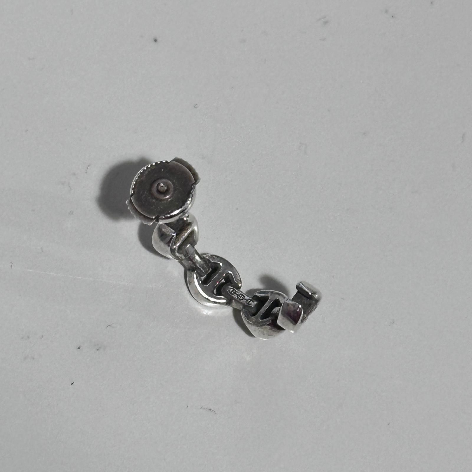  マイクロクレセントピアス 半円形ピアス シルバーアクセサリー ホーセンブース シルバー F 1819 M ピアス(片耳用) アクセサリー