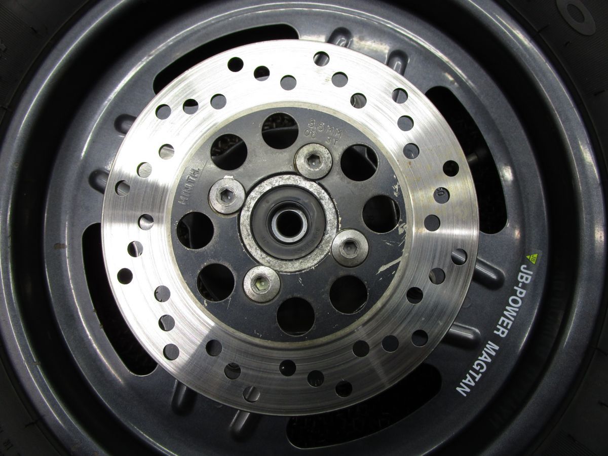 KSR110 リアホイール □Z361！KL110A カワサキ 【 KL110AE 】 キャブ車