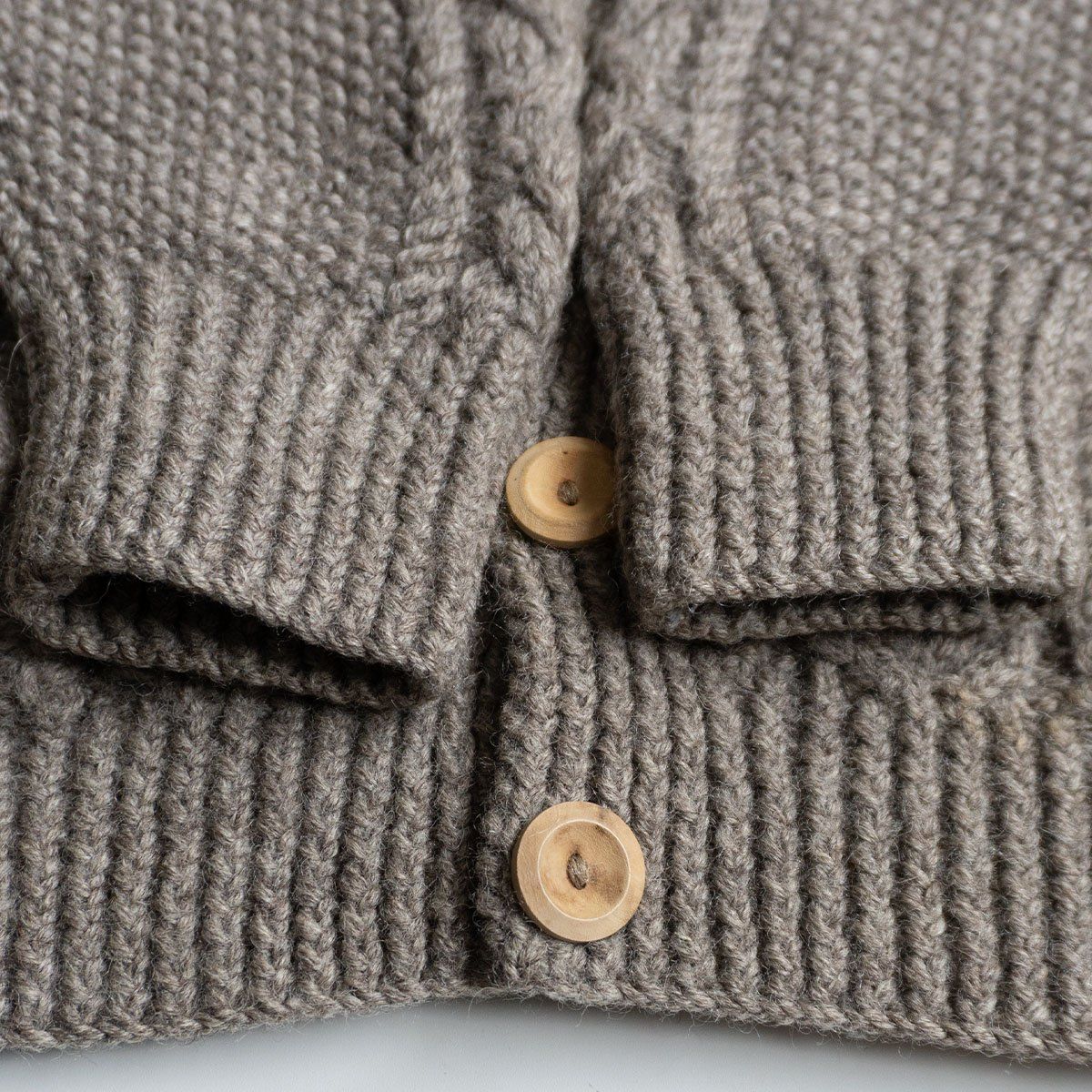 極美品INVERALLAN インバーアラン ウール100％ ケーブル編み