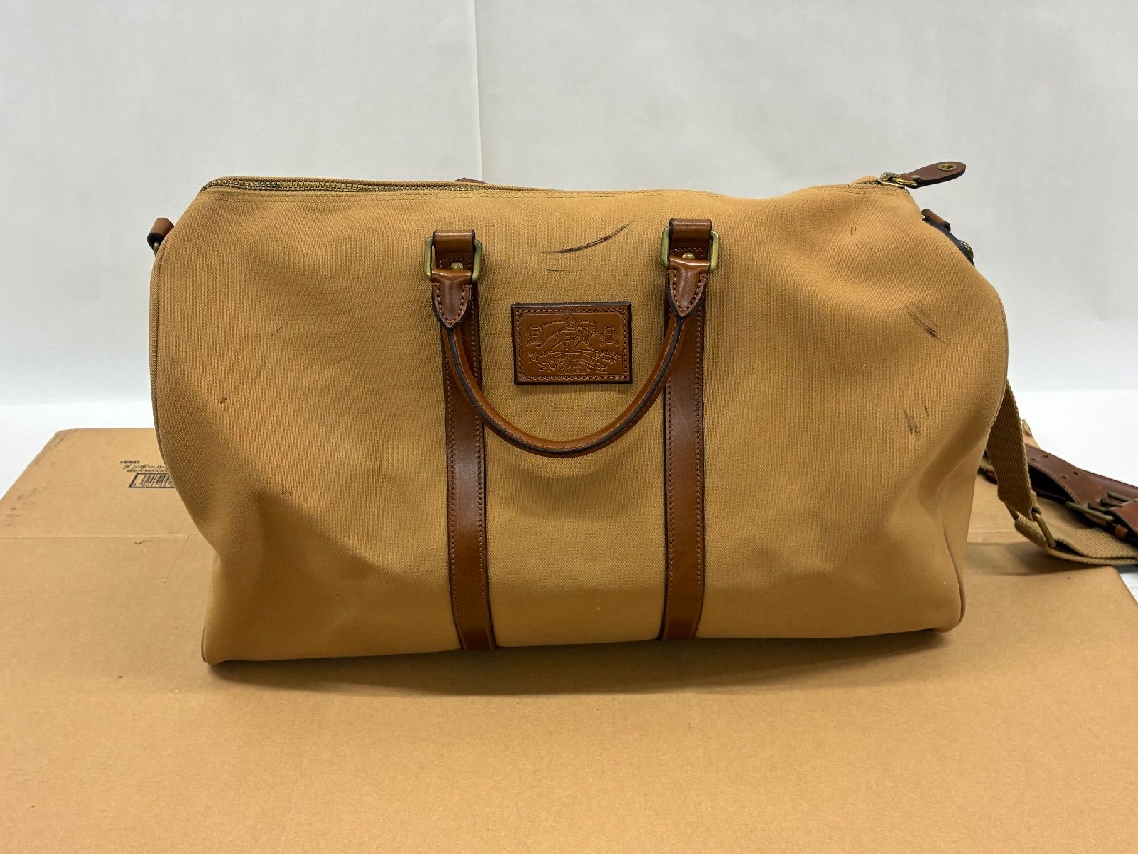 ラルフローレン サファリシリーズ 大容量 ボストンバッグ - メルカリ