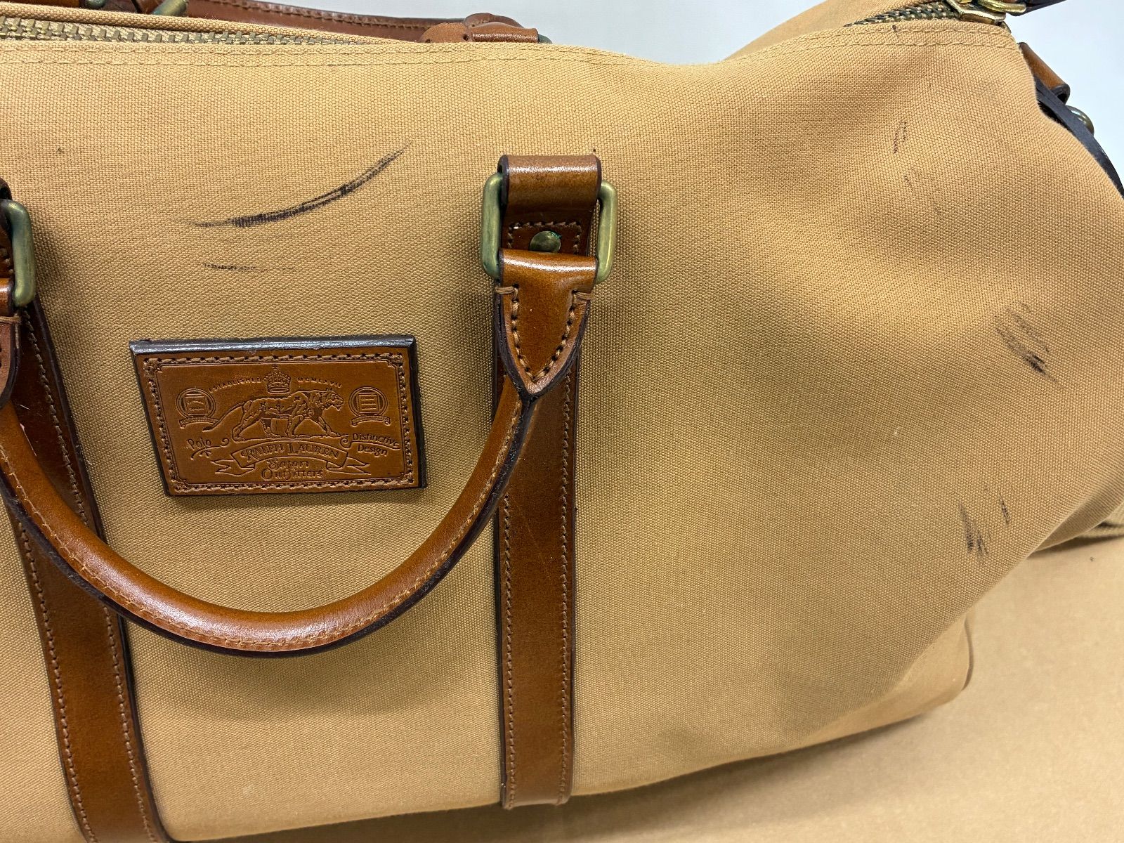 ラルフローレン サファリシリーズ 大容量 ボストンバッグ - メルカリ