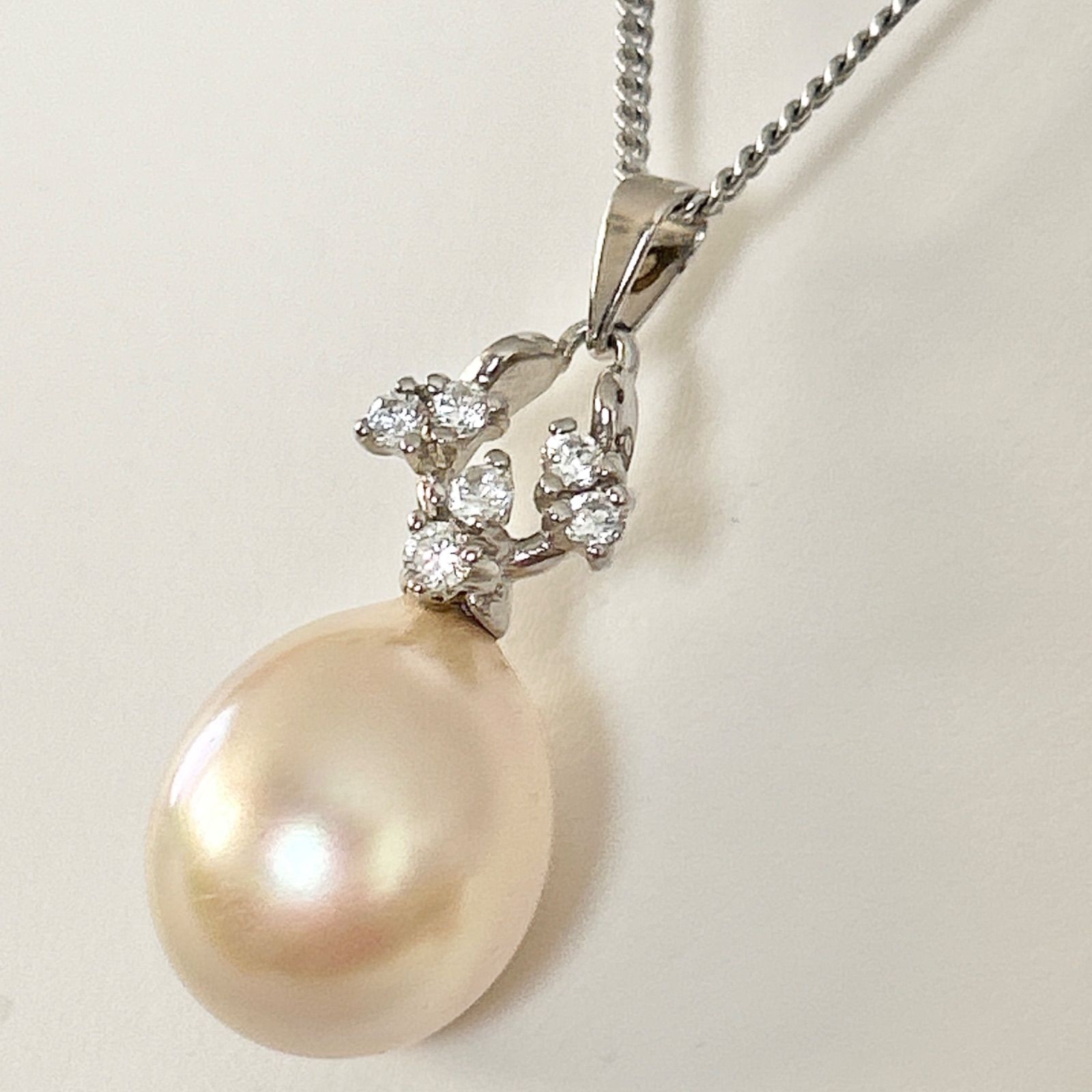 Majorica マジョリカパール シルバーパーツ使用 大玉14mm 一粒