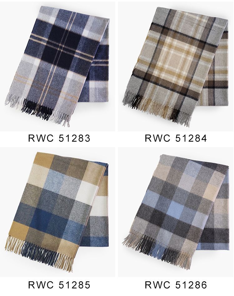 カシミヤ チェック