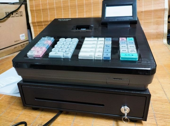 美品シャープレジスター XE-A207 PC連携売上管理設定無料 000880