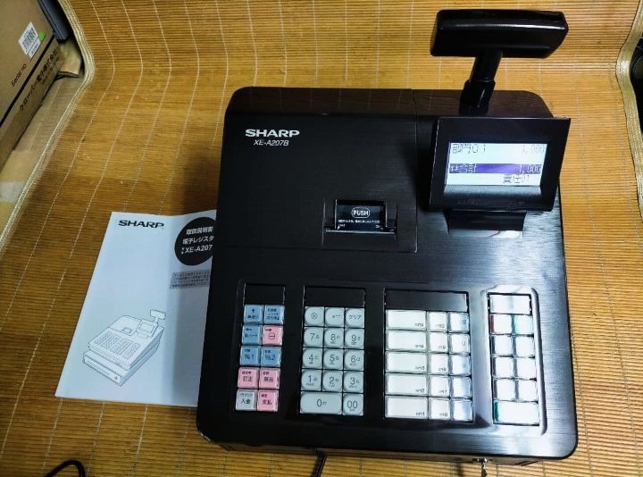 美品シャープレジスター XE-A207 PC連携売上管理設定無料 000880