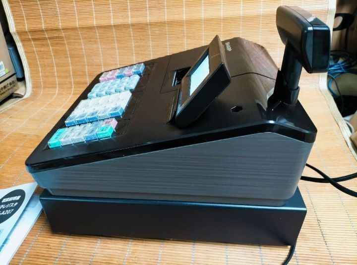 美品シャープレジスター XE-A207 PC連携売上管理設定無料 000880