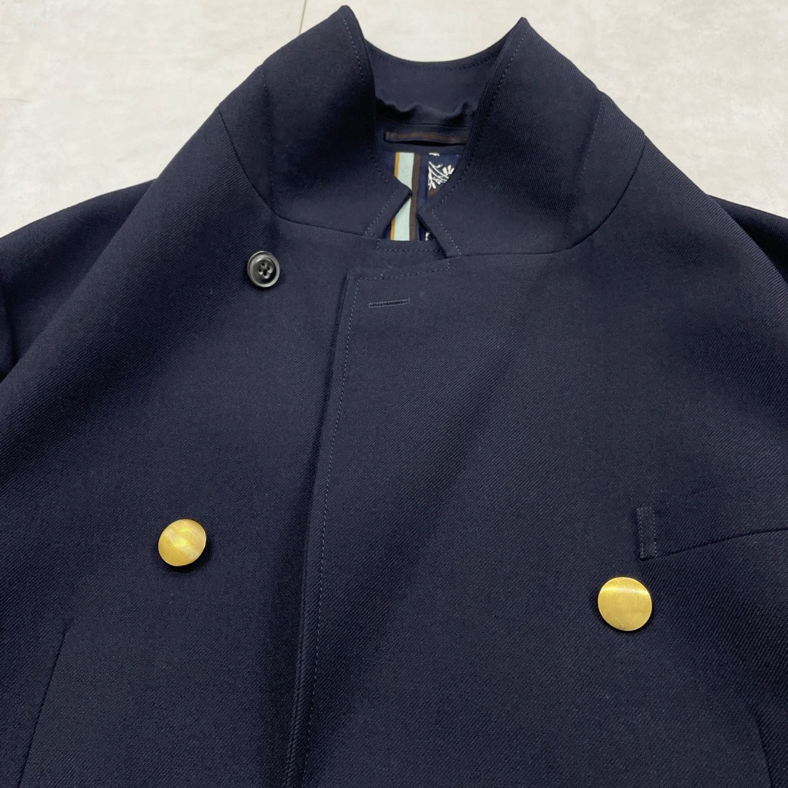 TOMORROWLAND トゥモローランド ジャケット テーラード 裏地総柄 金