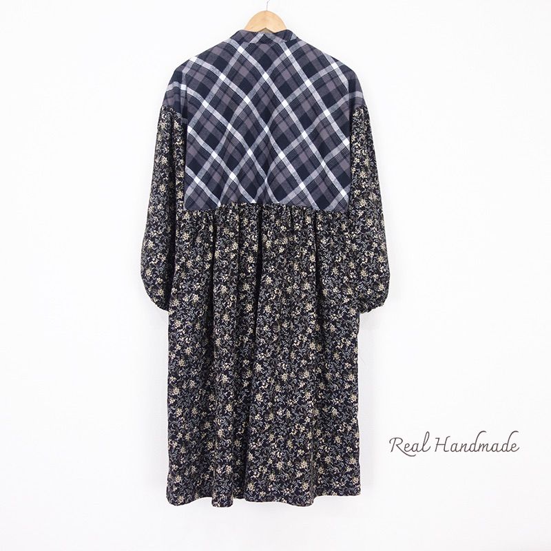 ふんわりギャザー羽織りワンピース