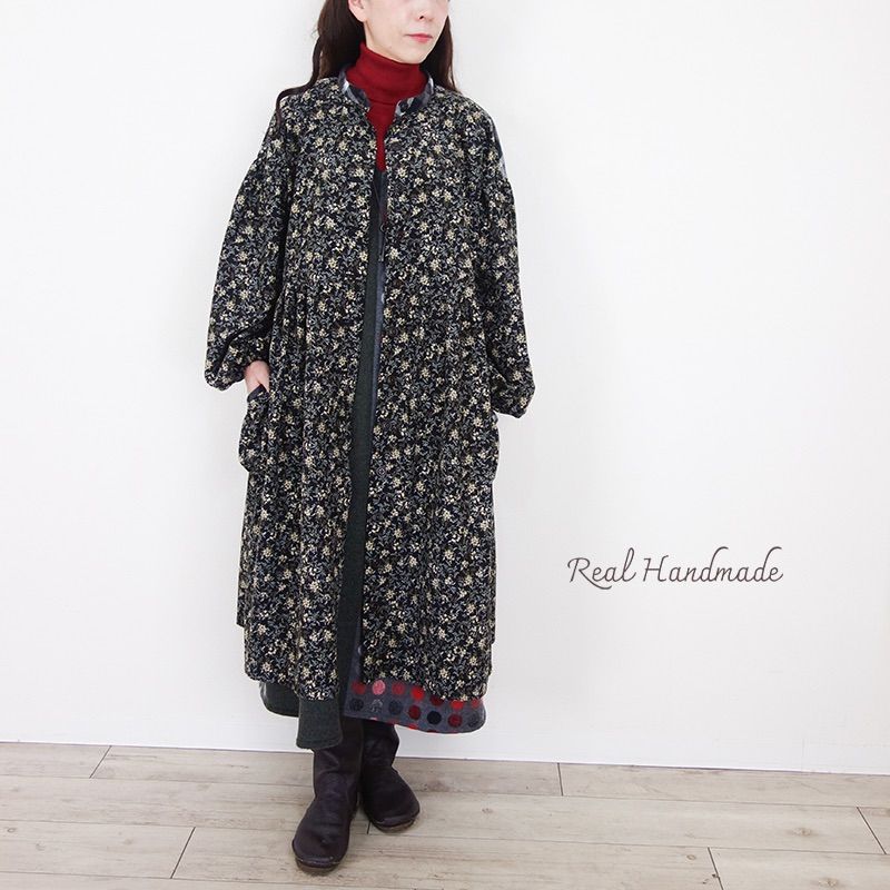 ふんわりギャザー羽織りワンピース