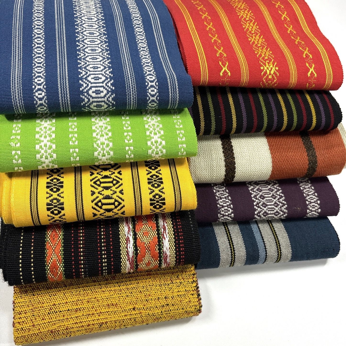 半巾帯 10枚 ウール 帯まとめ売り 同梱購入歓迎 リメイク用 着付け練習