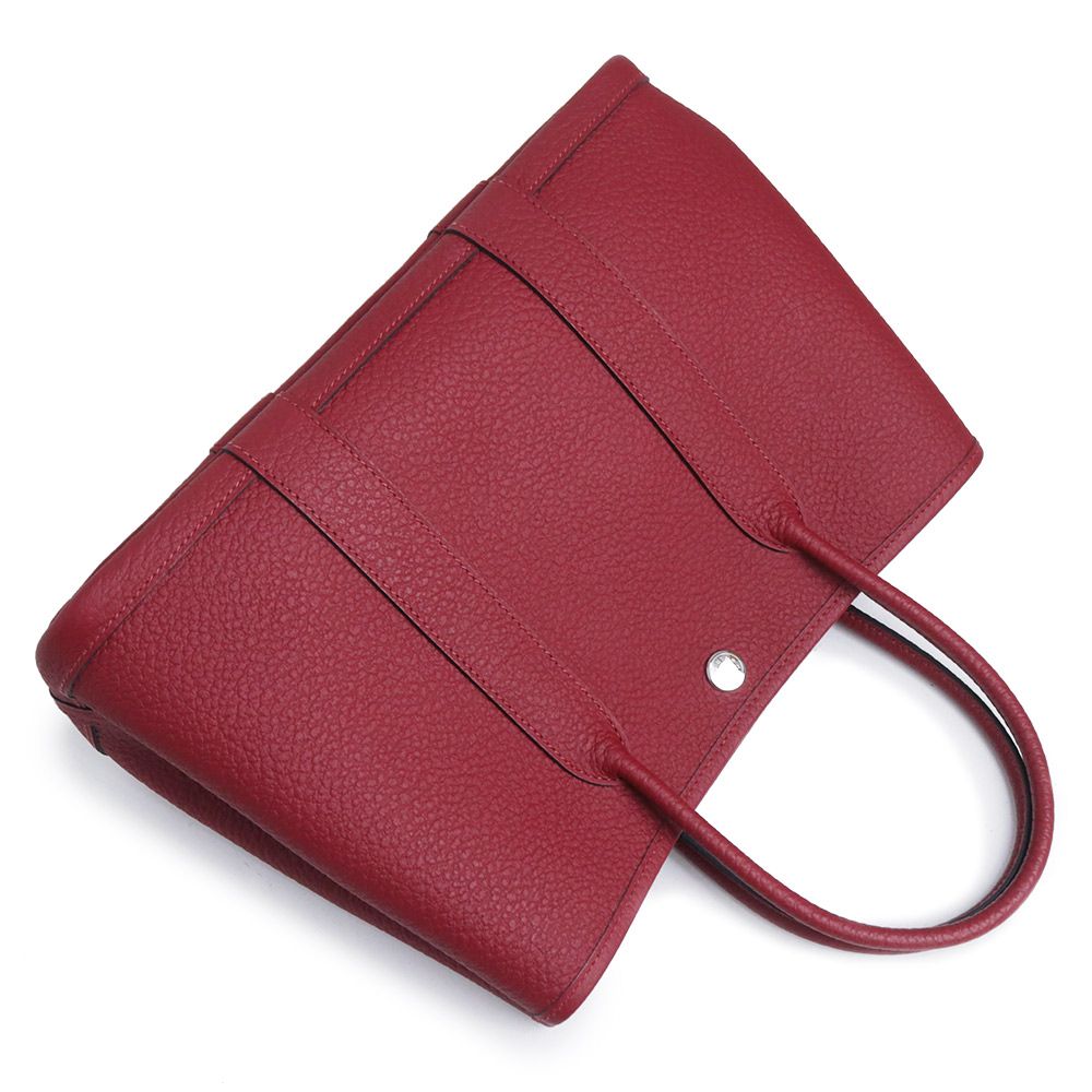 HERMES バスティア　ルージュグレナ エルメス ガーデンパーティ TPM 30 ハンドバッグ ヴァッシュカントリー