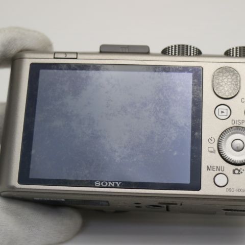 美品 DSC-HX50V Cyber-shot シルバー 即日発送 デジカメ SONY 本体