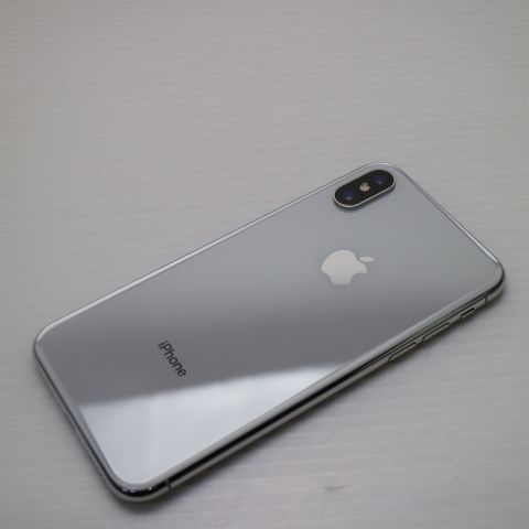 超美品 SIMフリー iPhoneX 256GB シルバー スマホ 即日発送 スマホ