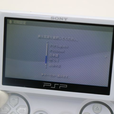  PSP N 1000 ホワイト game SONY PlayStation Portable go 本体 09000 本体(PSP) プレイステーションポータブル(PSP)