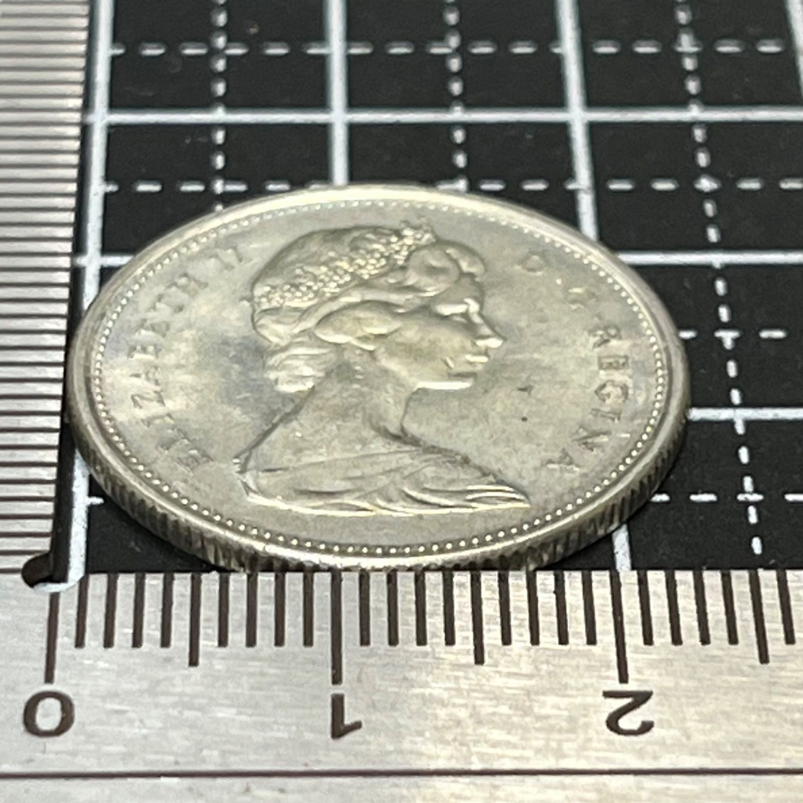 銀貨】1967年 カナダ建国100周年記念 25セント／ボブキャット