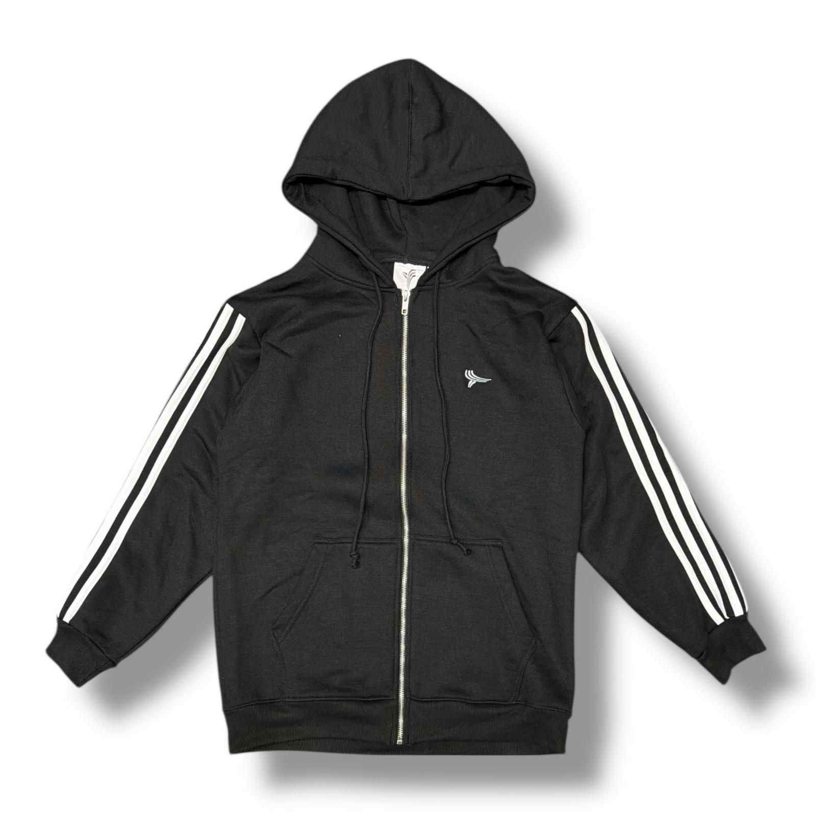YORI SPORT 25SS 5 STRIPE ZIP UP HOODIE 5ストライプ ジップアップ