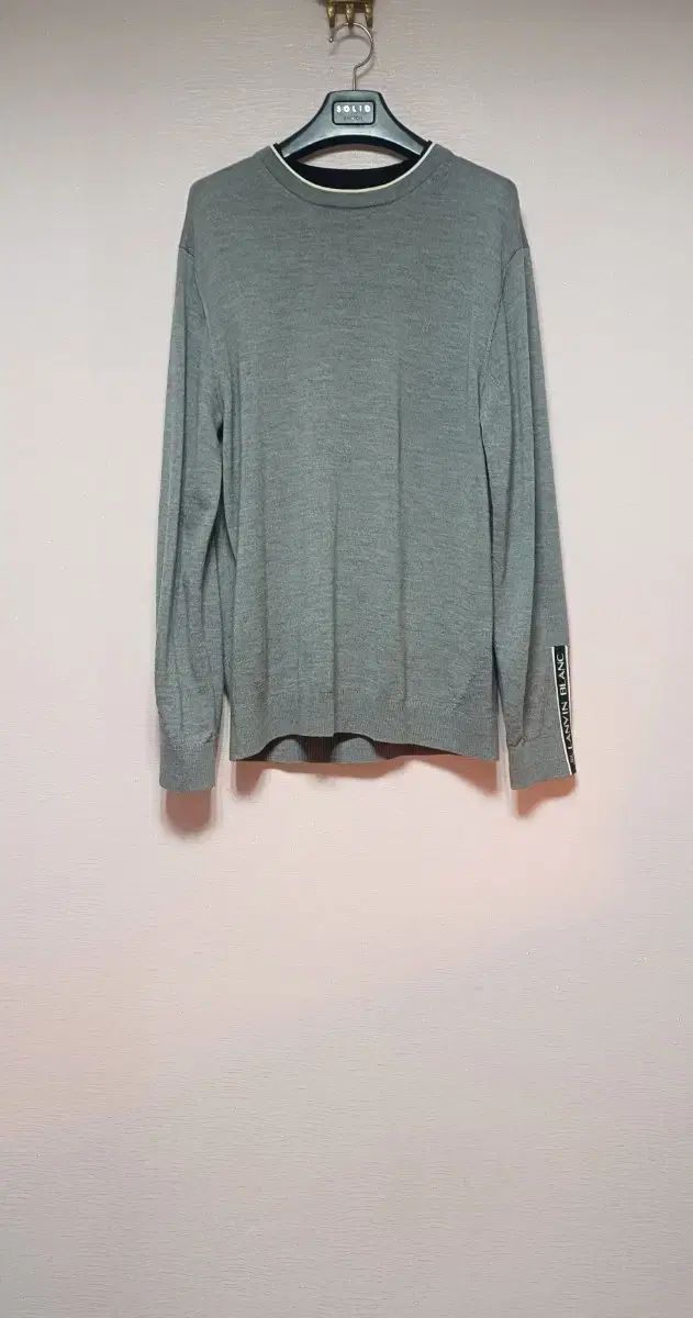 ハンサム ランバン ブラン ゴルフウェア 長袖 ニット Tシャツ100 M 105