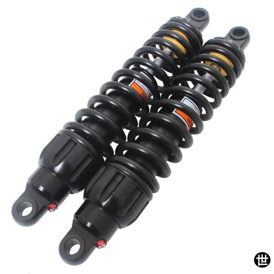 343MM バイク用ショックアブソーバー サスペンション リアショッカー