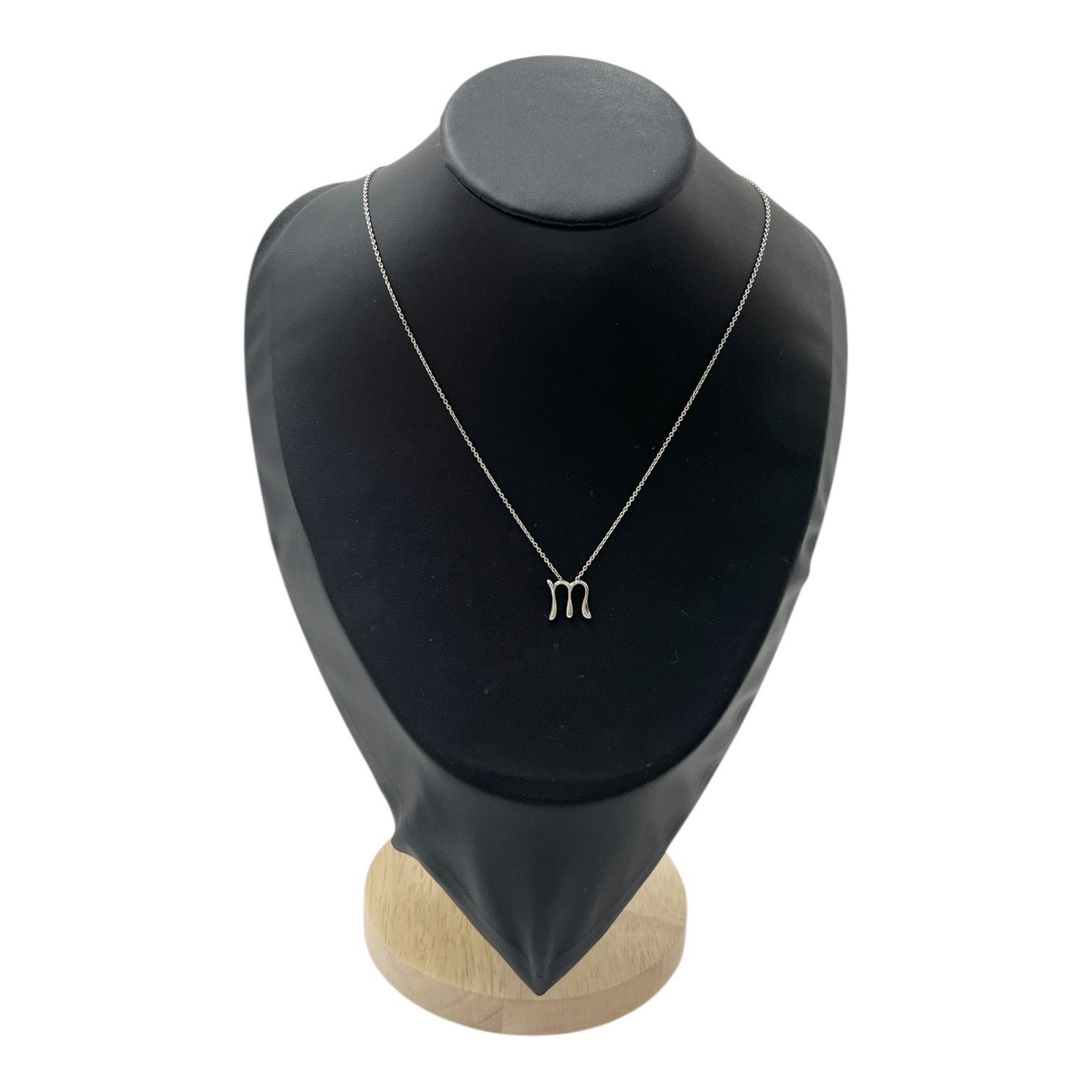 中古】TIFFANY&Co. ティファニー ネックレス イニシャルM ネックレス