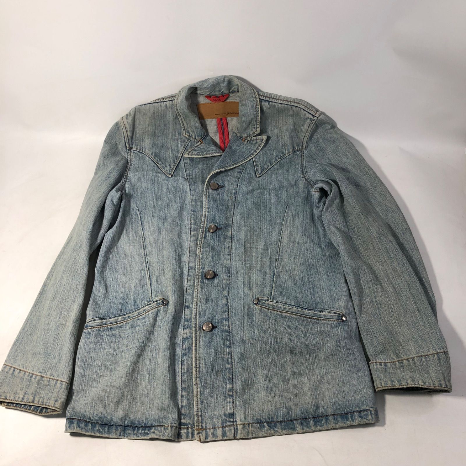 A1125-10-5 EDWIN メンズ デニム カバーオール 503S インディゴ 縦落ち