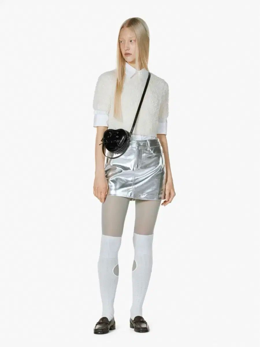 ファインドカプア リボンタイ ハートバッグ - ブラック ソルップ コラボ