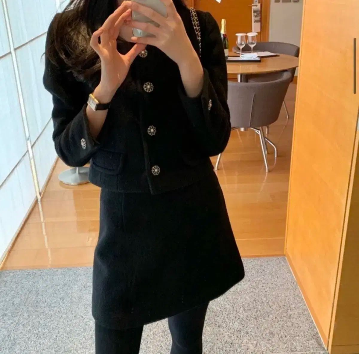 ルプレイン 九井 一 ツイード セットアップ ジャケット スカート セット サイズ2