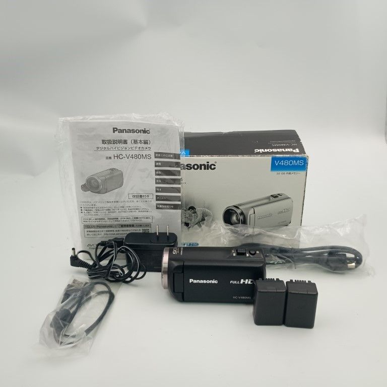 Panasonic FULL HD HC-V480MS Black デジタルビデオカメラ - メルカリ