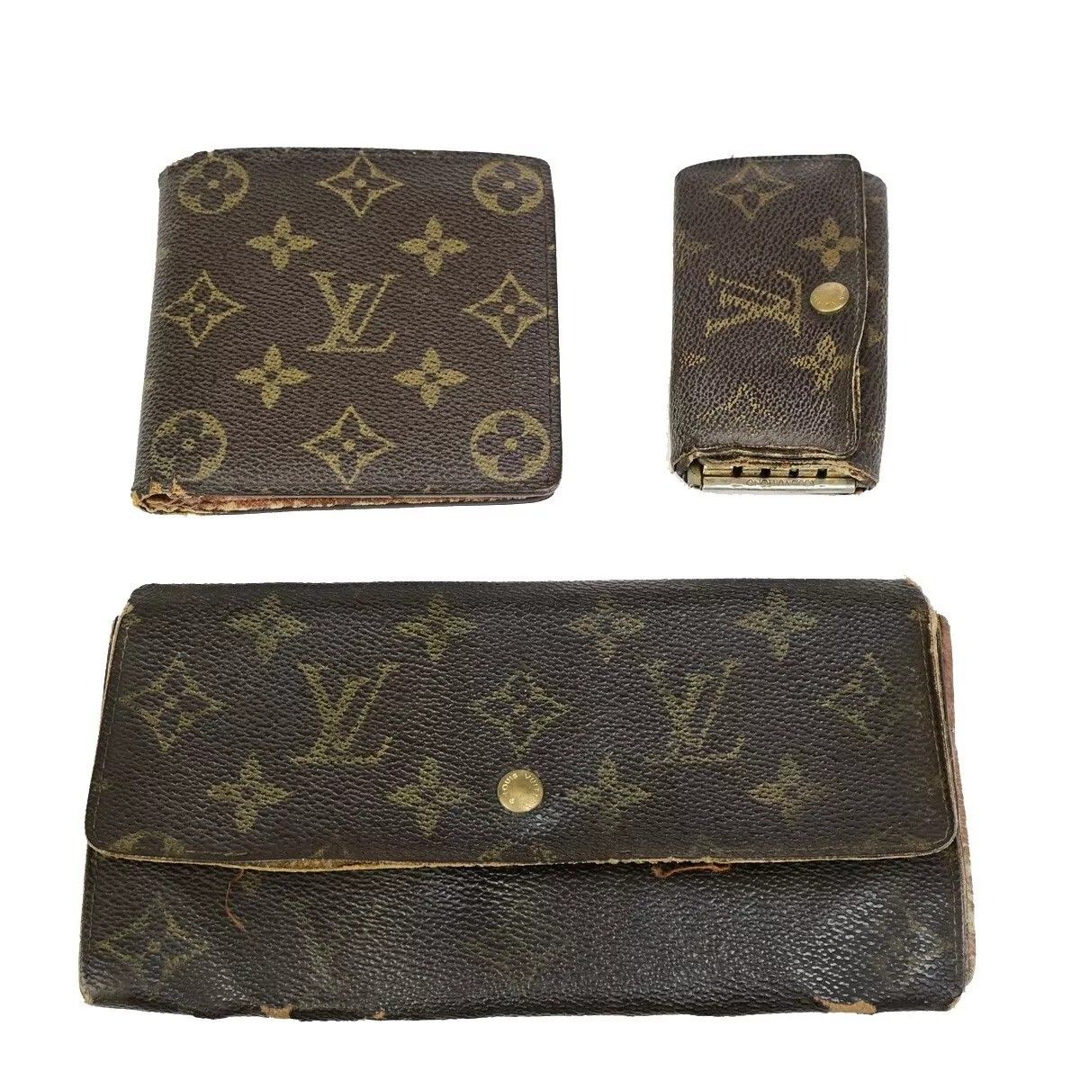 LOUIS VUITTON ルイ ヴィトン 長財布 モノグラム 二つ折り財布 66 BS 078