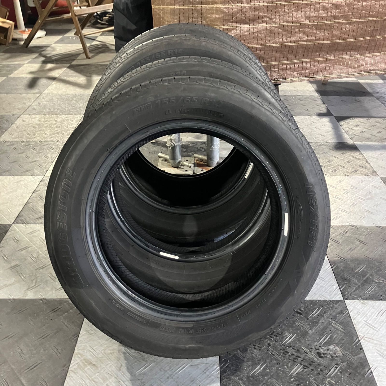 送料込み]155/65R14 2022年製 BRIDGESTONE NEXTRY ブリヂストン