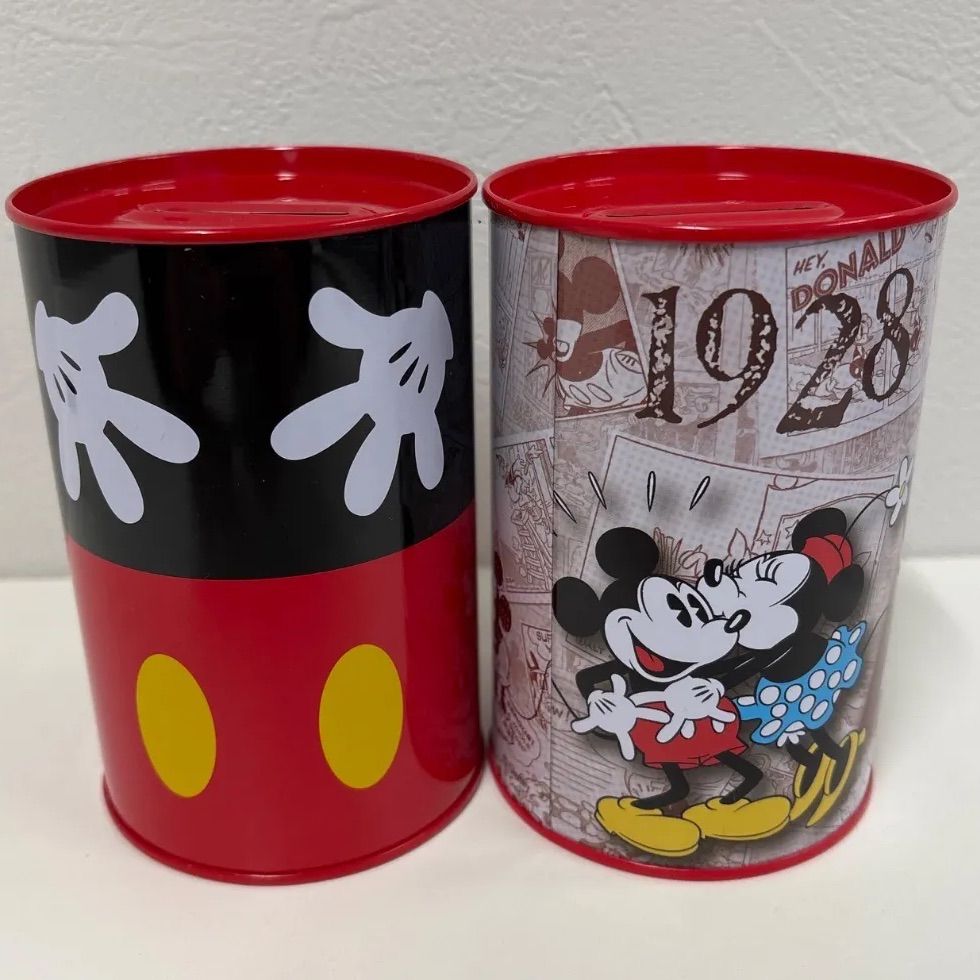 ディズニー ミッキー ミニー 貯金箱 - メルカリ